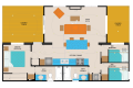Killarney cottage floorplan at Wye Cottages in Midland Ontario
