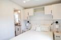 Bedroom at Wye Cottages Beausoliel model for sale in Midland Ontario
