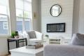 Living room at Wye Cottages Beausoliel model for sale in Midland Ontario
