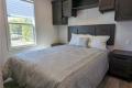 Bedroom in Beckwith cottage model at Wye Cottages in Midland Ontario