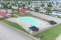 ariel view of Wye Heritage Marine Resort in Midland Ontario