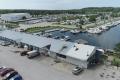 ariel view of Wye Heritage Marine Resort in Midland Ontario